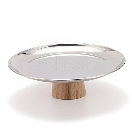 Round Aluminum Alloy Desktop Storage Tray AJEW-G028-01B-1