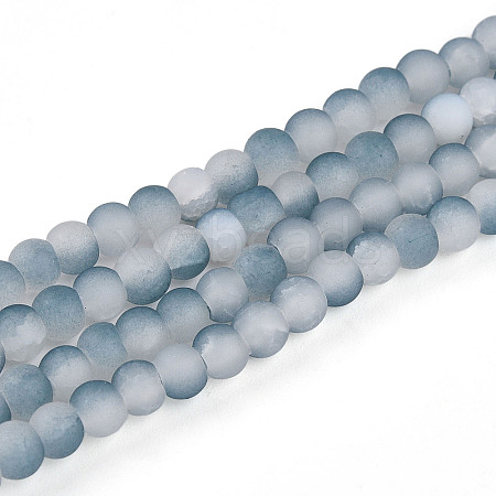 Crackle Glass Beads Strands GLAA-N009-4mm-06-1