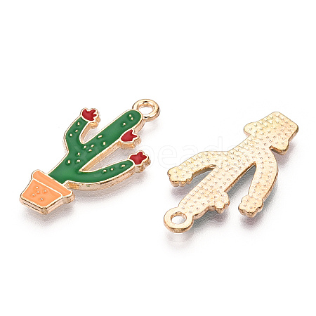 Alloy Enamel Pendants ENAM-G212-08G-02A-1