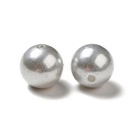 ABS Plastic Imitation Pearl Beads SACR-A001-02B-1