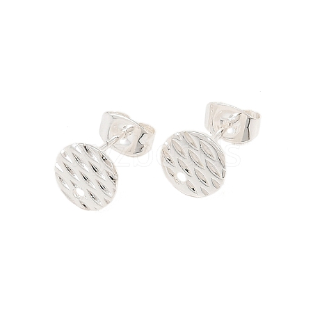 304 Stainless Steel Ear Stud Findings STAS-O119-16B-S-1