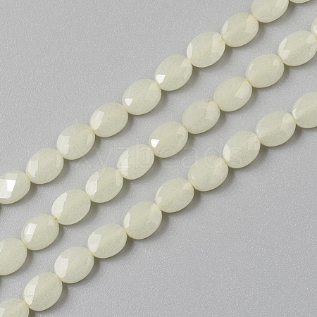 Synthetic Luminous Stone Beads Strands G-I271-B12-6x8mm-1