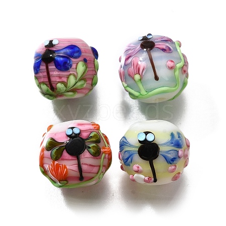 Handmade Lampwork Beads LAMP-K042-08-1