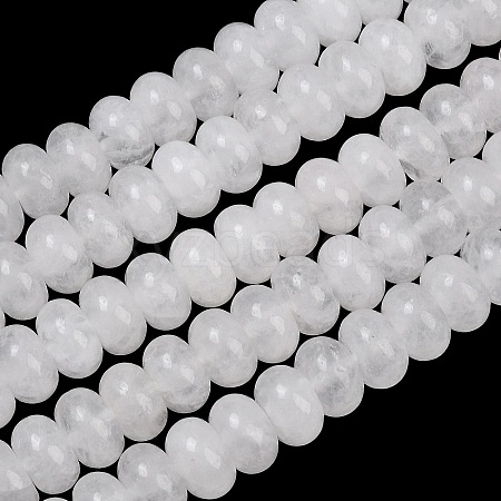 Dyed Natural White Jade Beads Strands G-G107-A35-01-1