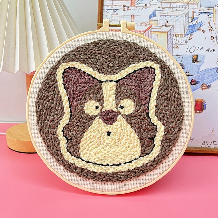 DIY Punch Embroidery Beginner Kits for Beginners PW-WG207F1-16-1