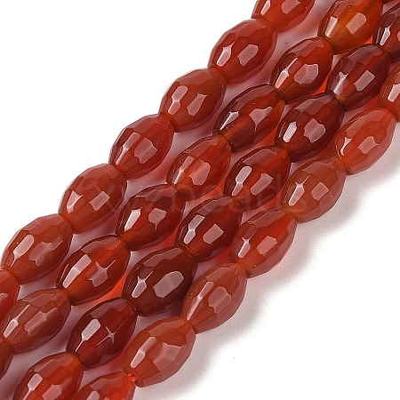 Natural Carnelian Beads Strands G-NH0030-01B-1