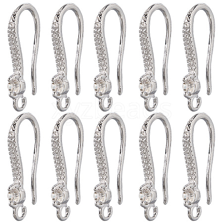 60Pcs Brass Wire Earring Findings FIND-SP0003-67B-P-1