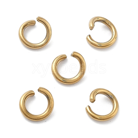 Ion Plating(IP) 304 Stainless Steel Open Jump Rings STAS-M081-01G-02-1