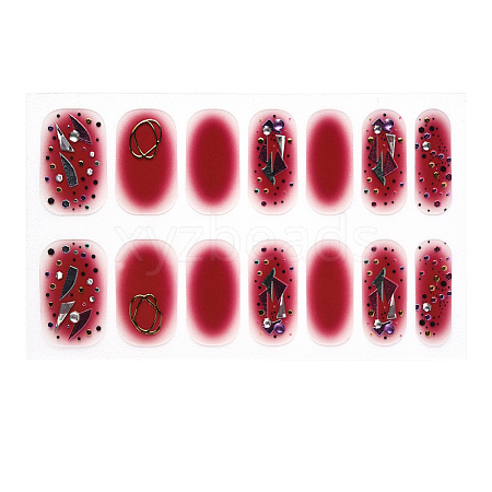 Full Cover Nombre Nail Stickers MRMJ-S060-ZX3397-1