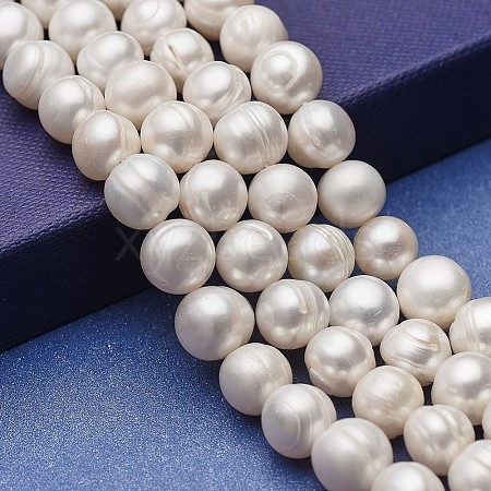 Natural Cultured Freshwater Pearl Beads Strands PEAR-P060-24A-01-1