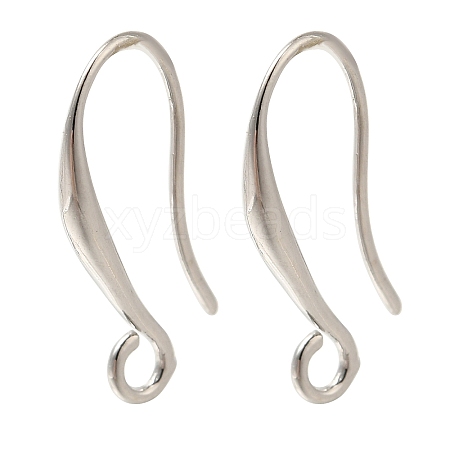 Rack Plating Brass Earring Hooks KK-C081-10P-1