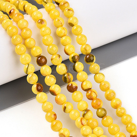 Natural Persian Jade Beads Strands G-A255-A02-04I-1